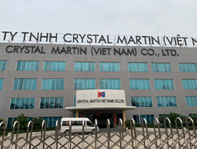 Nhà máy Crystal Martin Việt Nam