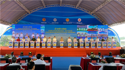 THỦ TƯỚNG CHÍNH PHỦ KHỞI CÔNG XÂY DỰNG DỰ ÁN ĐƯỜNG VÀNH ĐAI 4